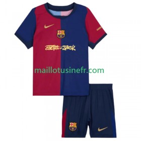 Maillot de Foot FC Barcelone TRAVIS SCOTT Domicile 2024-25 - Enfant